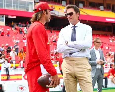 The seven-time Super Bowl champion ignites online backlash after appearing in Vegas team booth